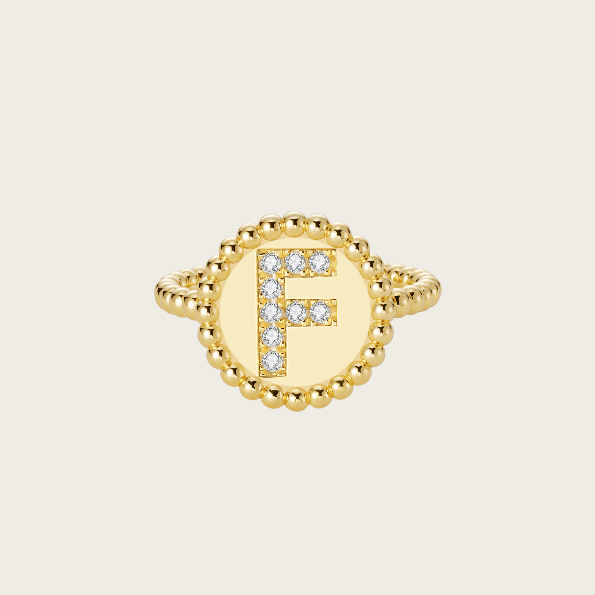 18k Gold Vermeil, F