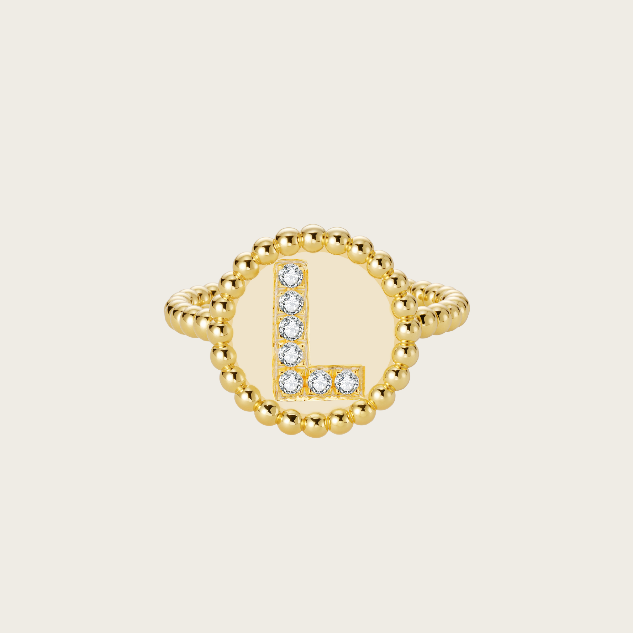 18k Gold Vermeil, L