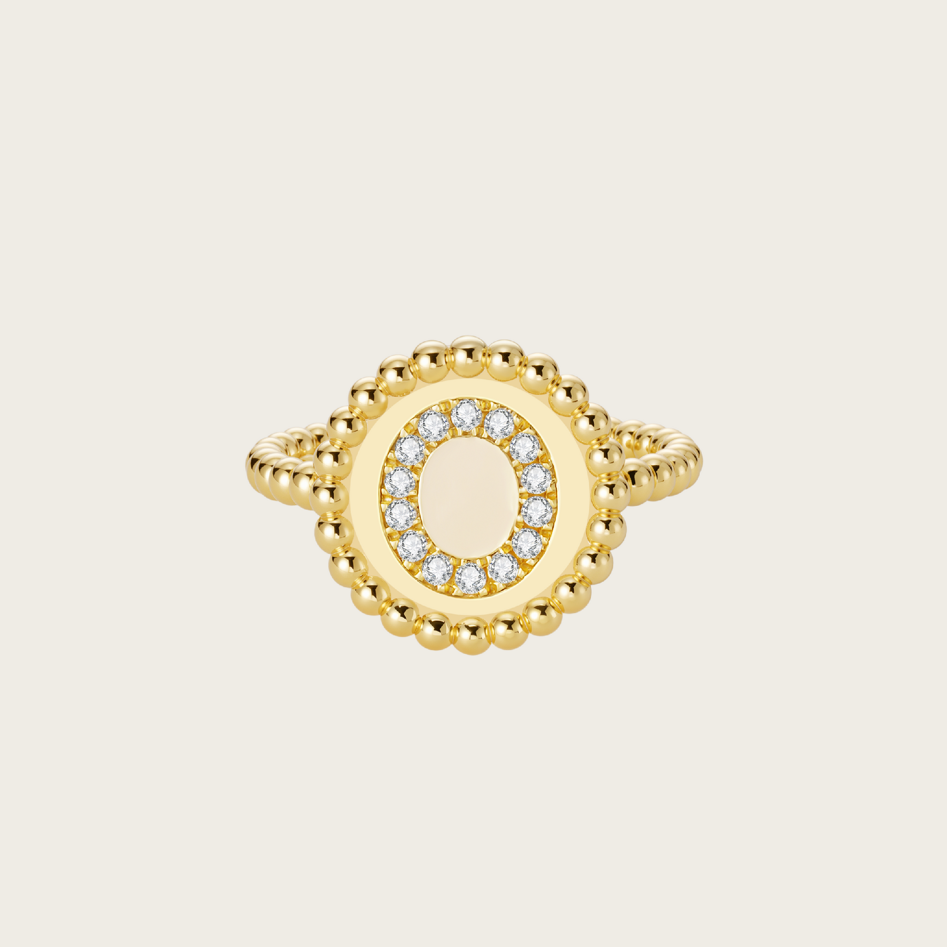 18k Gold Vermeil, O