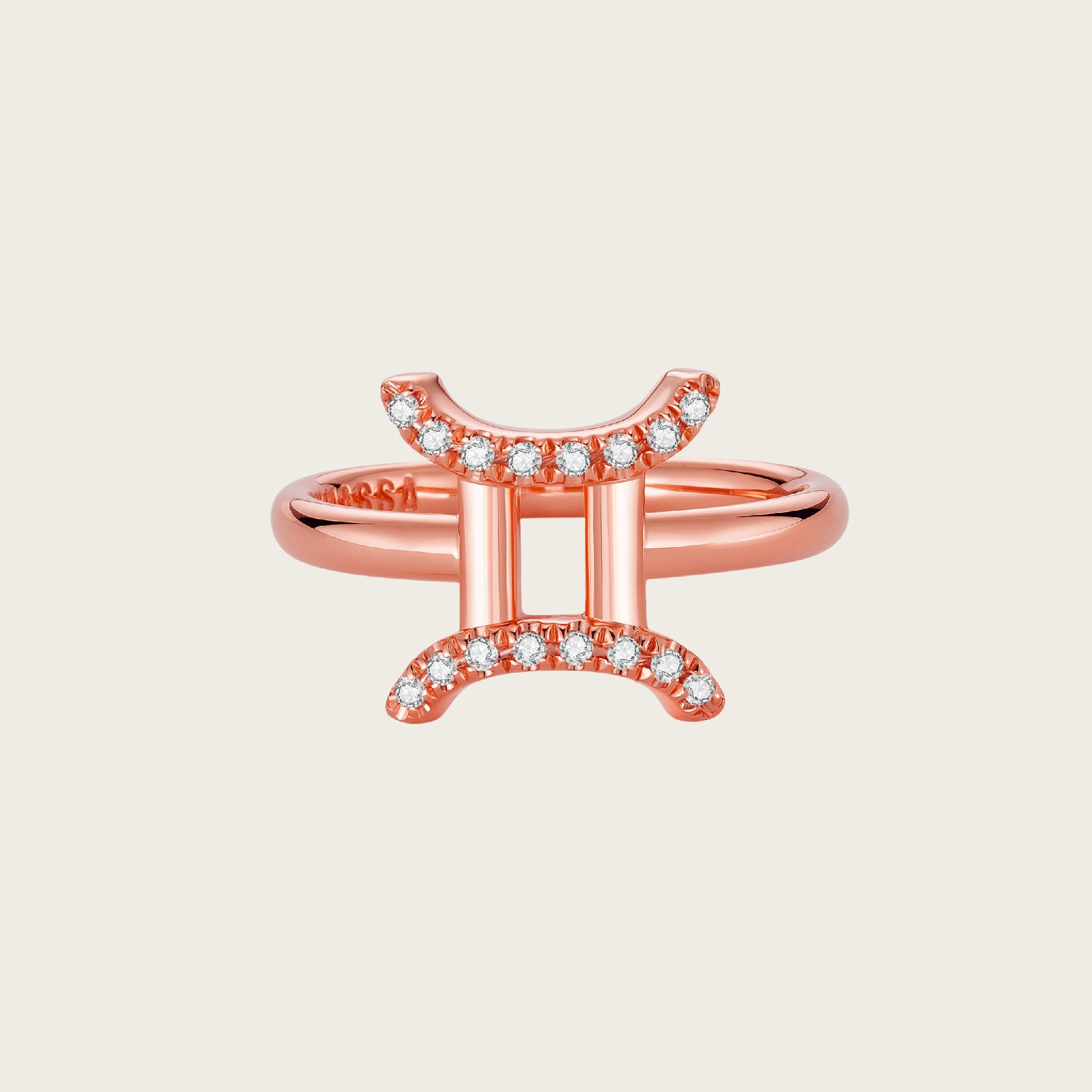 Celestial Whisper - Gemini Constellation Ring - Your Talisman of Timeless Light