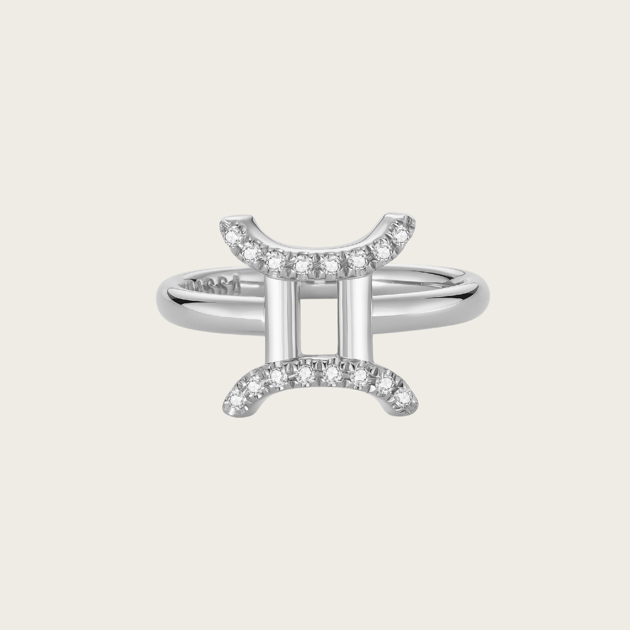 Celestial Whisper - Gemini Constellation Ring - Your Talisman of Timeless Light