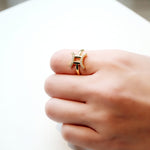 Celestial Whisper - Gemini Constellation Ring - Your Talisman of Timeless Light