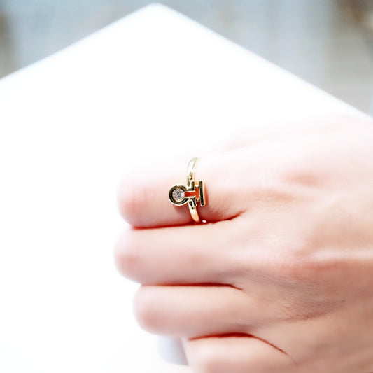 Celestial Whisper - Libra Constellation Ring - Your Talisman of Timeless Light
