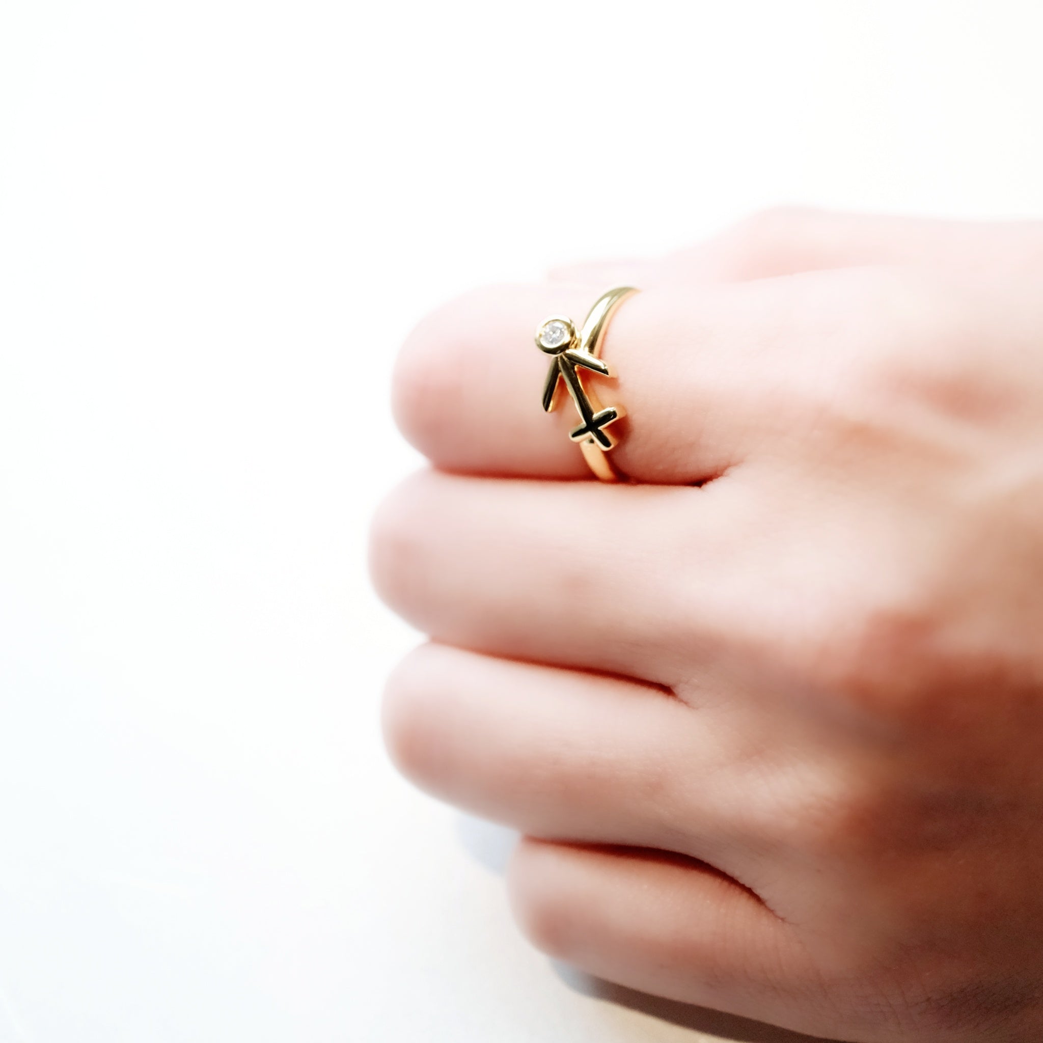 Celestial Whisper - Sagittarius Constellation Ring - Your Talisman of Timeless Light