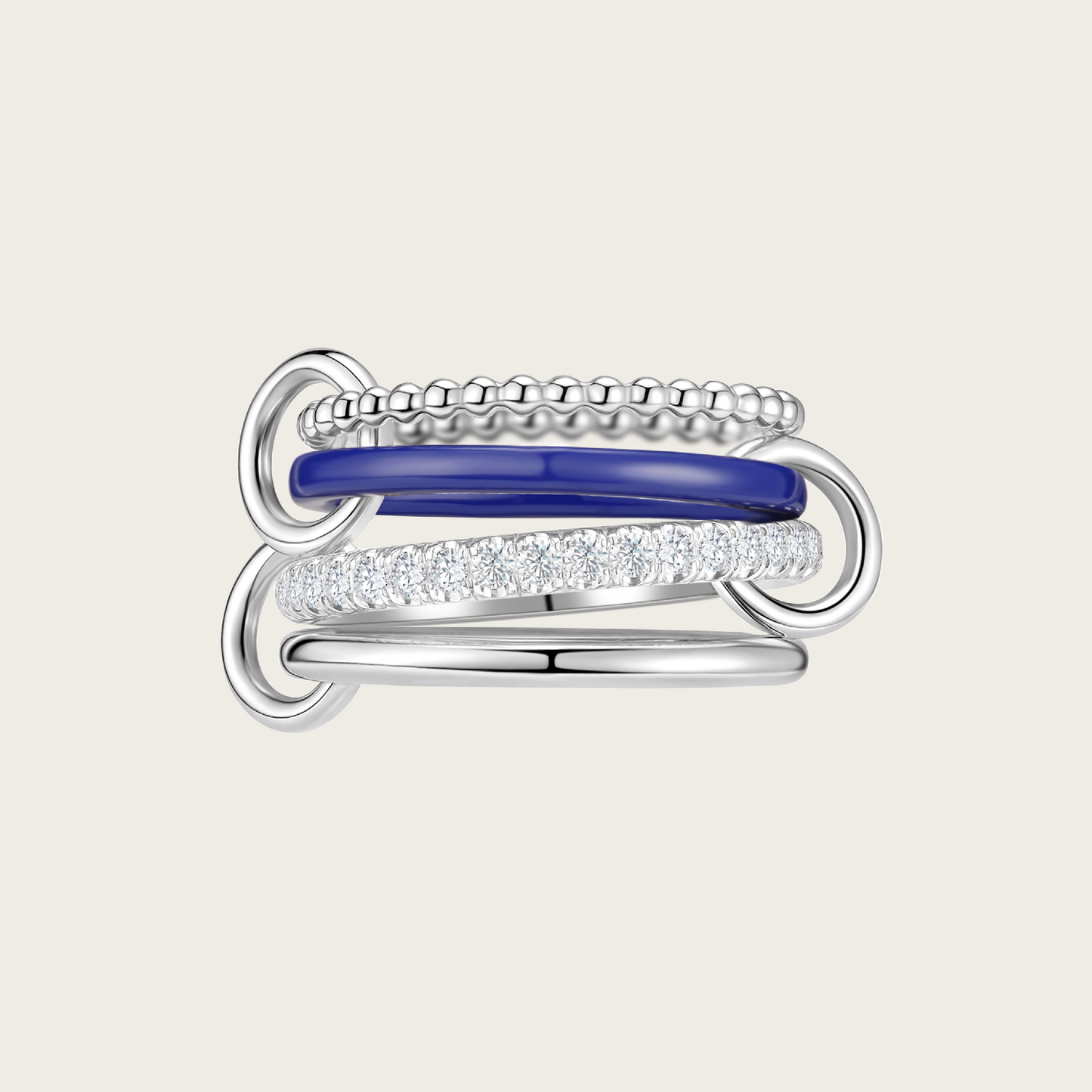 Sterling Silver, Blue